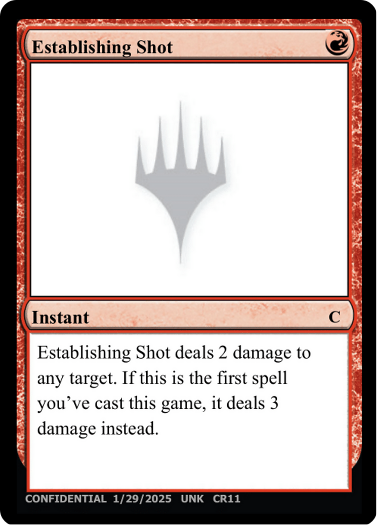 Establishing Shot [Un-Known Event Playtest Cards]