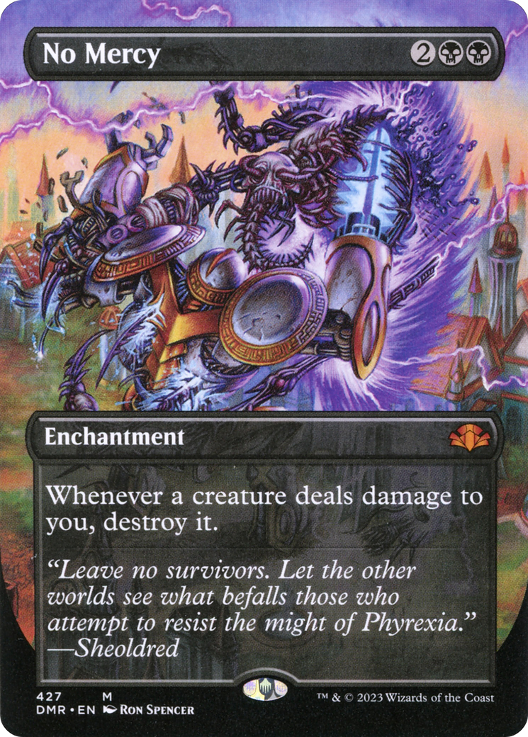 No Mercy (Borderless) (DMR-427) [Dominaria Remastered] Foil