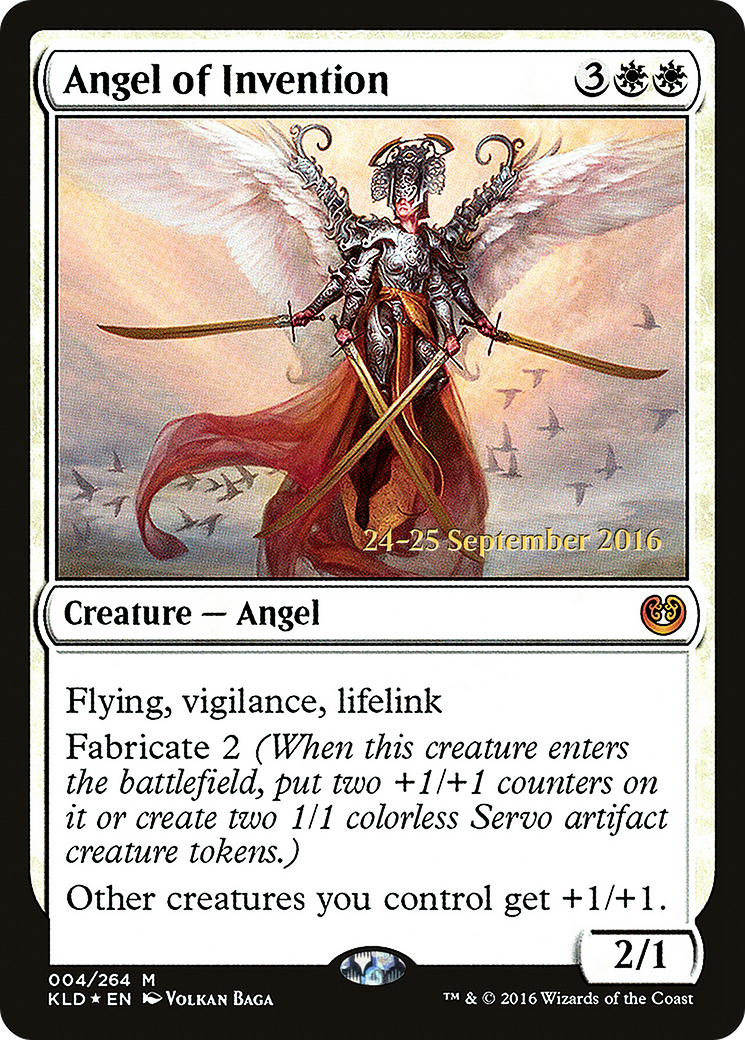 Angel of Invention (PRE-04S) [Kaladesh Promos] Foil