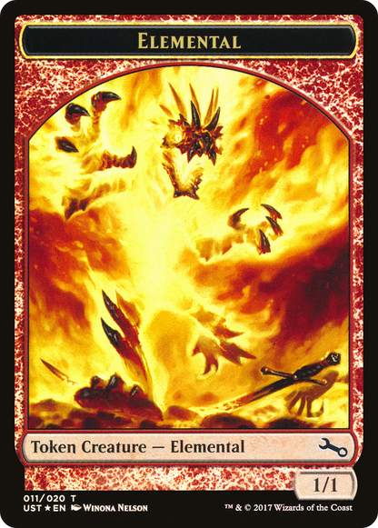 Elemental Token (UST-011) [Unstable Tokens] Foil