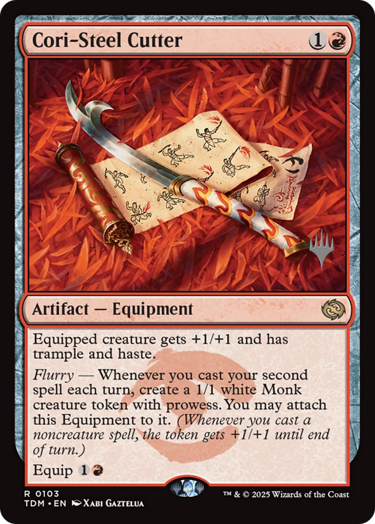 Cori-Steel Cutter (PPTDM-103) [Promo Pack: Tarkir: Dragonstorm]
