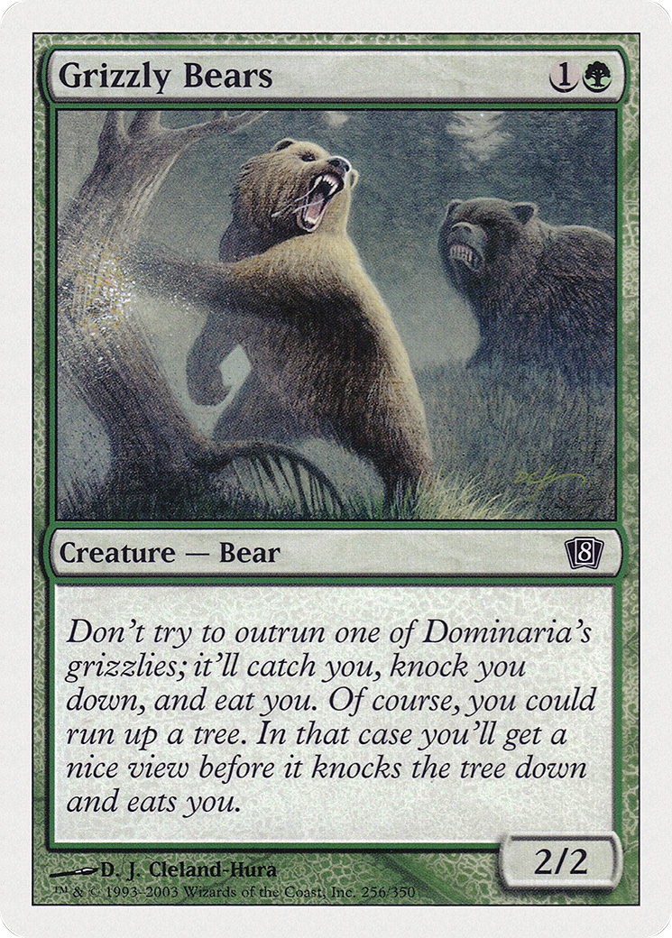 Grizzly Bears (8ED-256) [8th Edition]
