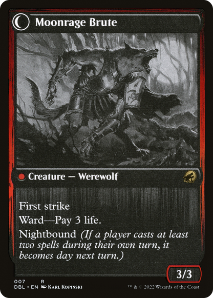 Brutal Cathar (DBL-007) [Innistrad: Double Feature] Foil