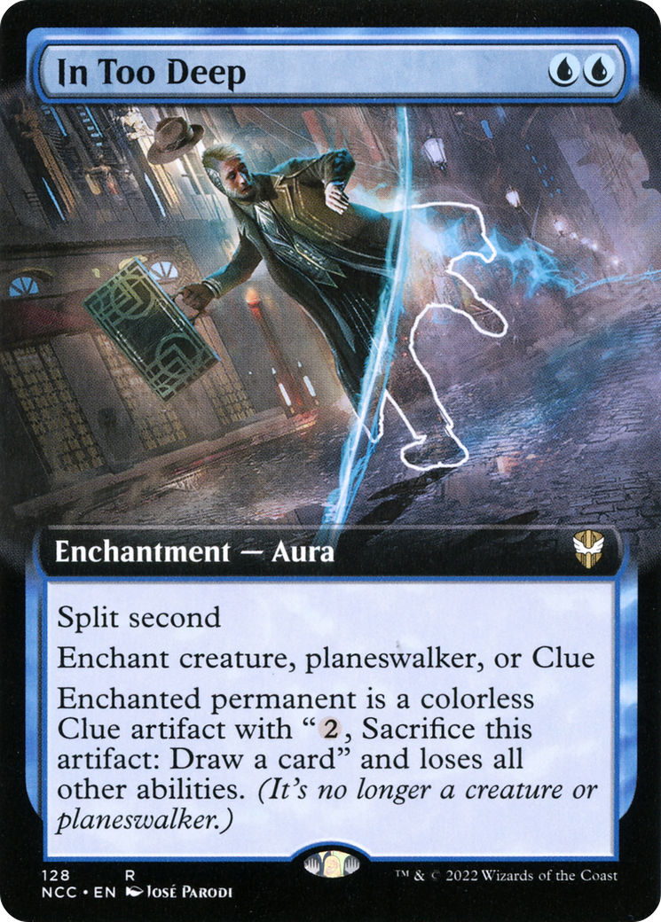 In Too Deep (Extended Art) (NCC-128) [New Capenna Commander]