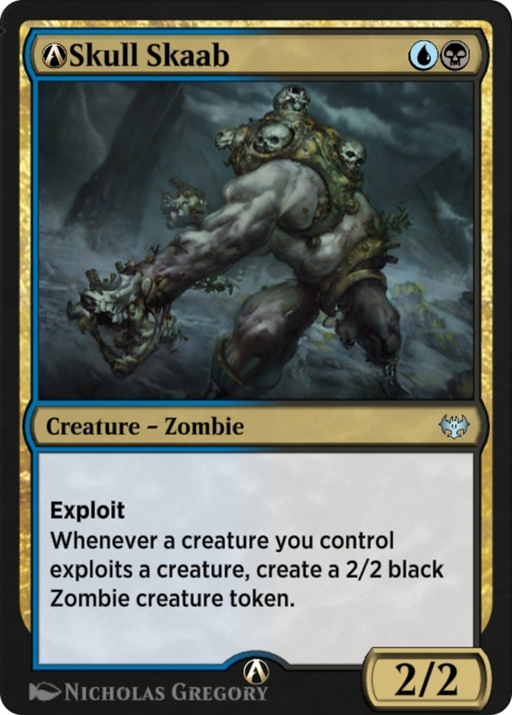 A-Skull Skaab (VOW-A-248) [Innistrad: Crimson Vow]