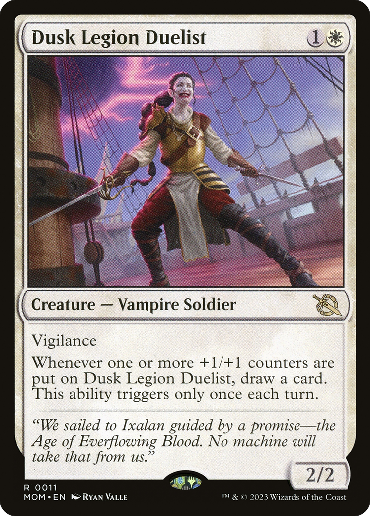Dusk Legion Duelist (MOM-011) [March of the Machine] Foil