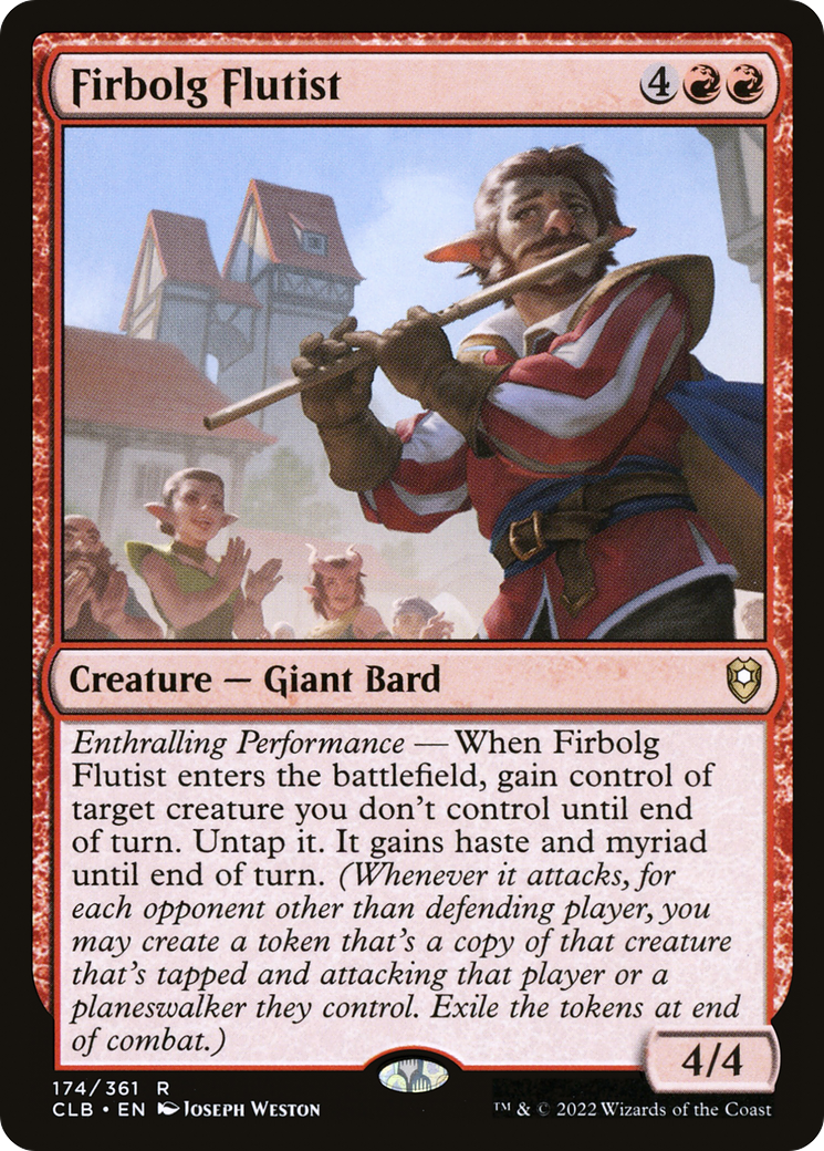 Firbolg Flutist (CLB-174) [Commander Legends: Battle for Baldur's Gate]