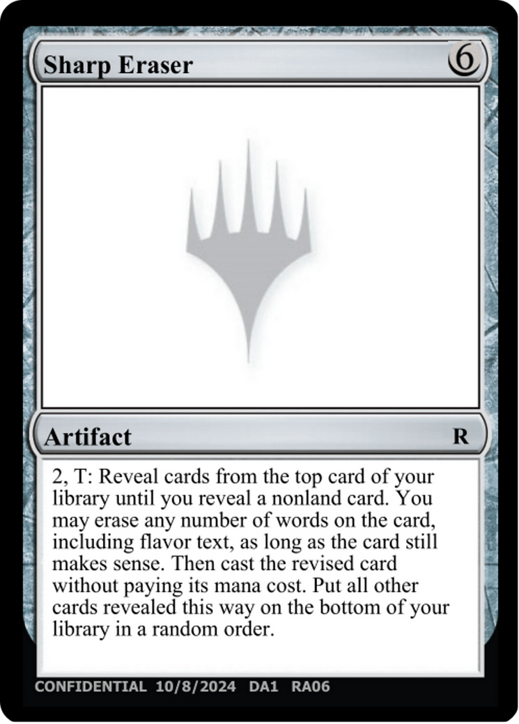 Sharp Eraser (UNK-RA06D) [Unknown Event]