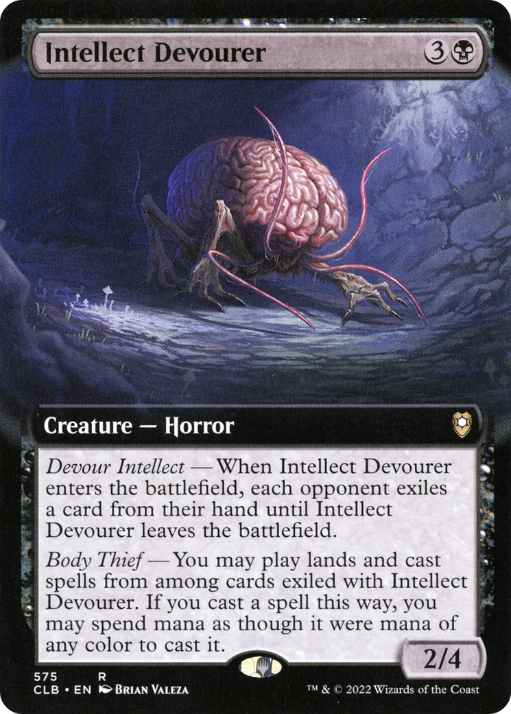 Intellect Devourer (Extended Art) (CLB-575) [Commander Legends: Battle for Baldur's Gate] Foil