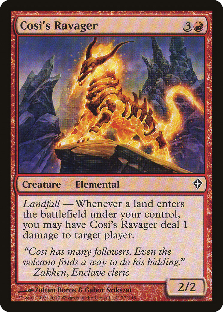 Cosi's Ravager (WWK-077) [Worldwake] Foil