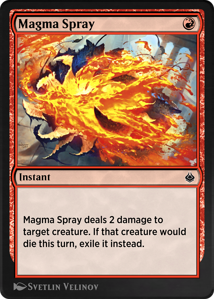Magma Spray (AKR-164) [Amonkhet Remastered]