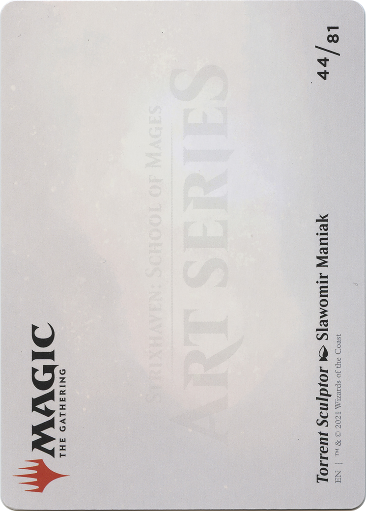 Torrent Sculptor // Torrent Sculptor (ASTX-044) (Borderless) [Strixhaven Art Series] Foil