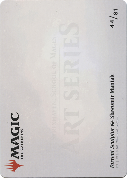 Torrent Sculptor // Torrent Sculptor (ASTX-044) (Borderless) [Strixhaven Art Series] Foil