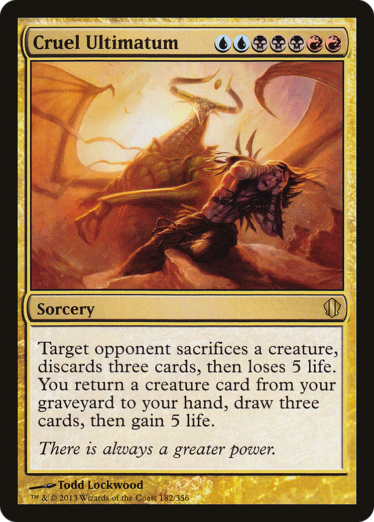 Cruel Ultimatum (C13-182) [Commander 2013]
