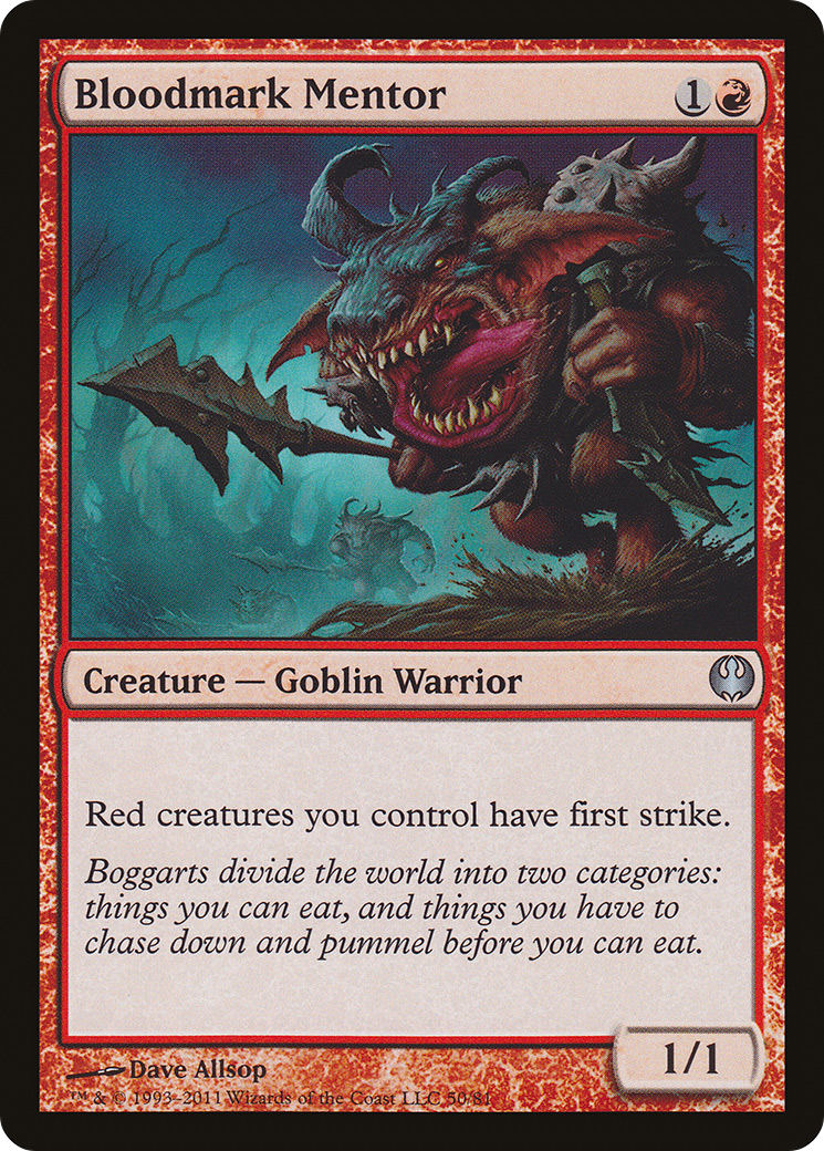 Bloodmark Mentor (DDG-050) [Duel Decks: Knights vs. Dragons]