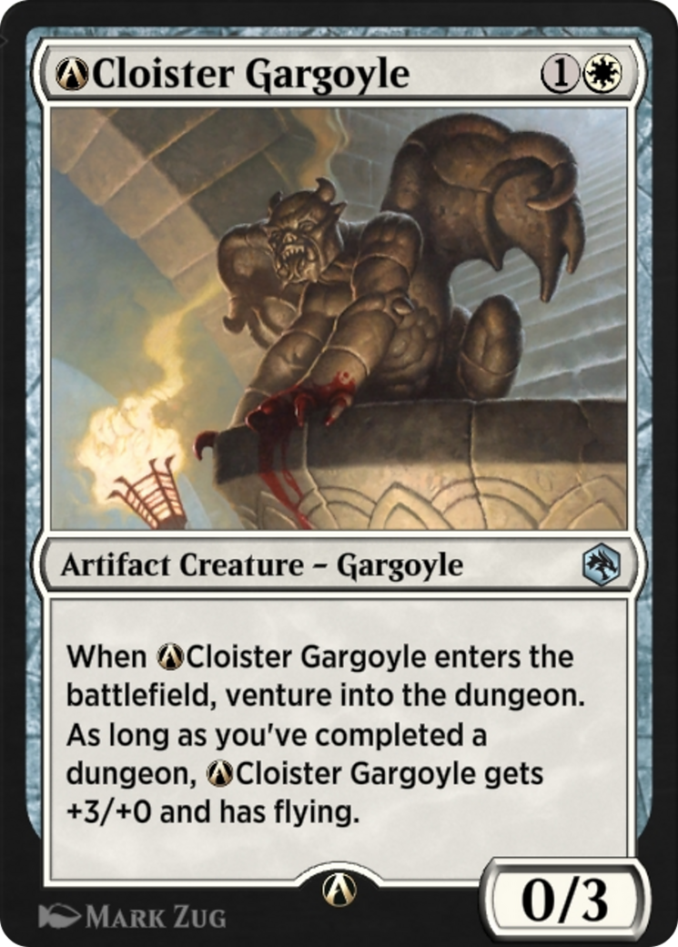 A-Cloister Gargoyle (AFR-A-7) [Adventures in the Forgotten Realms]