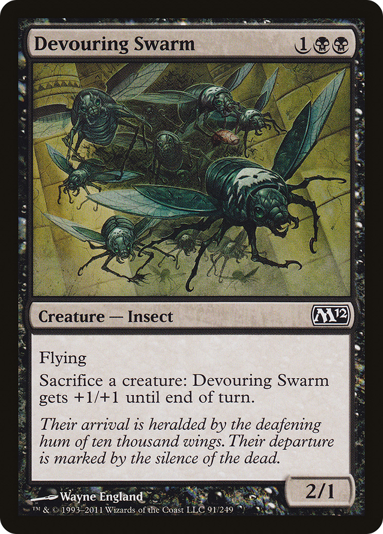 Devouring Swarm (M12-091) [Magic 2012]