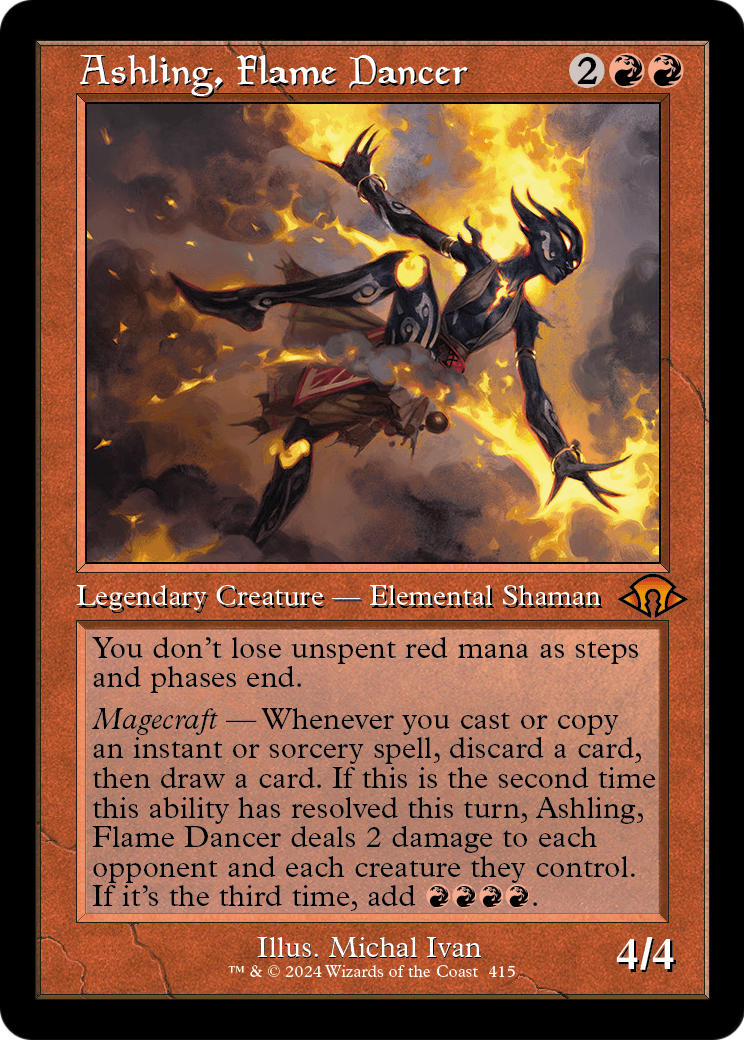 Ashling, Flame Dancer (Retro Frame) (MH3-415) [Modern Horizons 3]