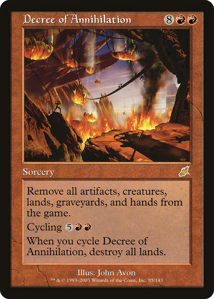 Decree of Annihilation (SCG-085) [Scourge]