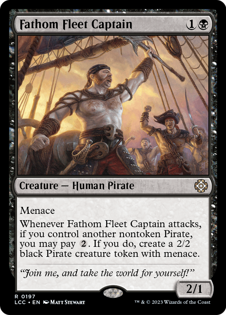Fathom Fleet Captain (LCC-197) [The Lost Caverns of Ixalan Commander]
