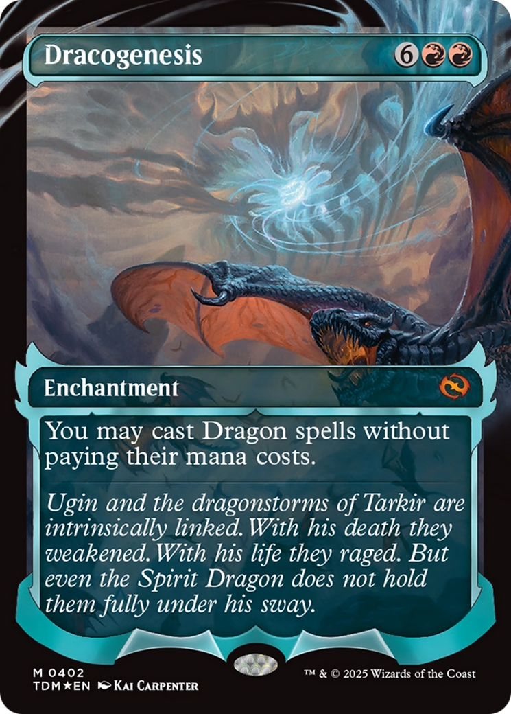 Dracogenesis (TDM-402) (Showcase) [Tarkir: Dragonstorm] Foil