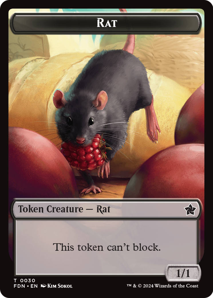 Rat (TFDN-030) [Foundations Tokens] Foil
