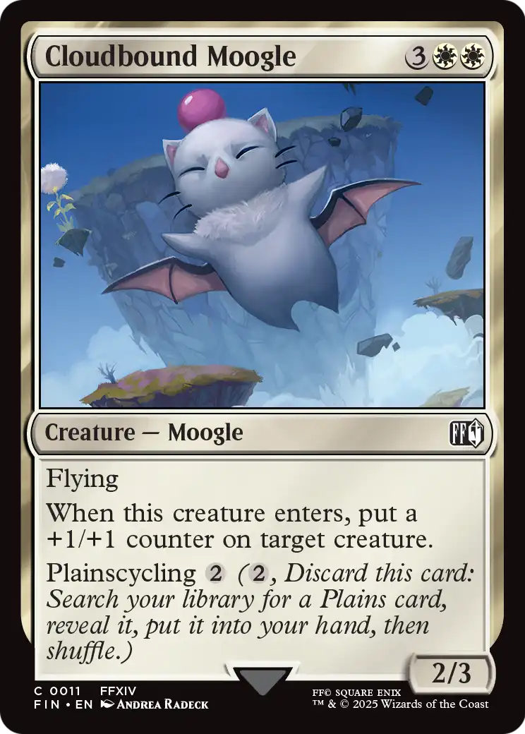 Cloudbound Moogle (FIN-011) [FINAL FANTASY] Foil