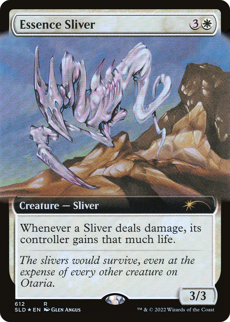 Essence Sliver (Extended Art) (SLD-612) [Secret Lair Drop] Foil