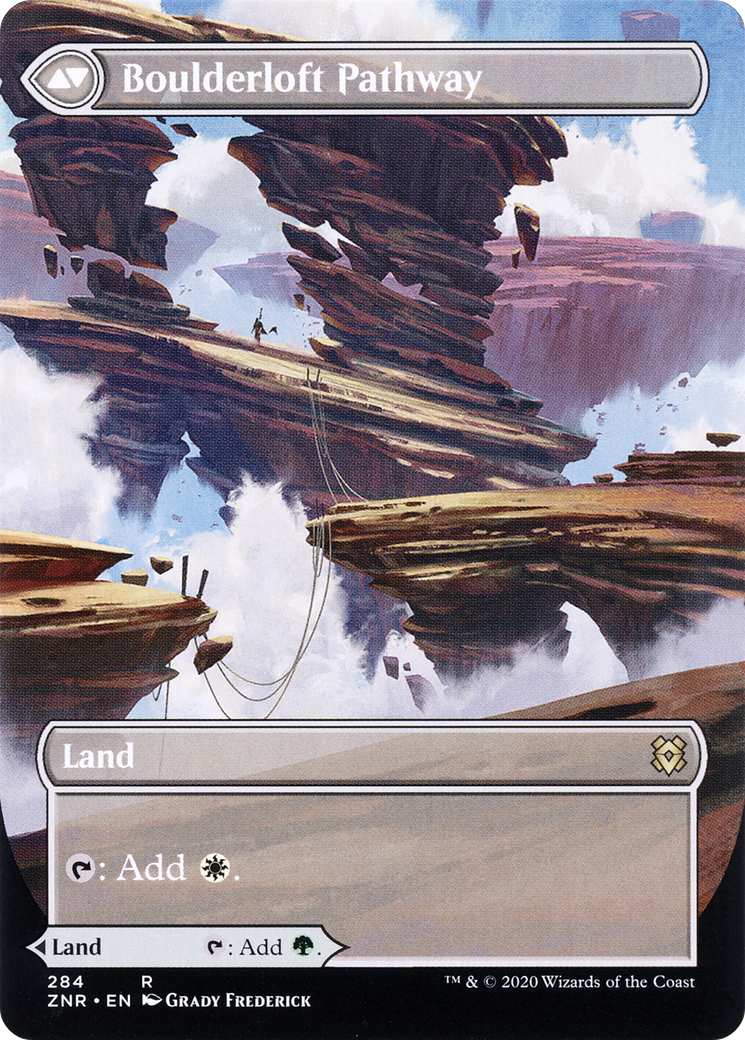 Branchloft Pathway (Borderless) (ZNR-284) (Showcase) [Zendikar Rising]