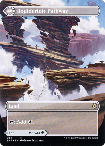 Branchloft Pathway (Borderless) (ZNR-284) (Showcase) [Zendikar Rising]