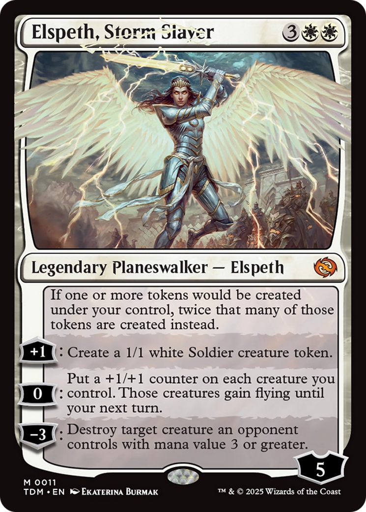 Elspeth, Storm Slayer (TDM-011) [Tarkir: Dragonstorm]