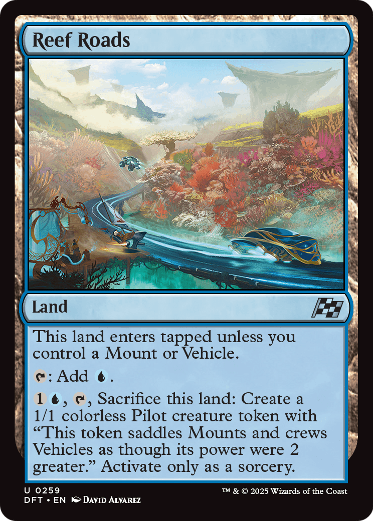 Reef Roads (DFT-259) [Aetherdrift] Foil