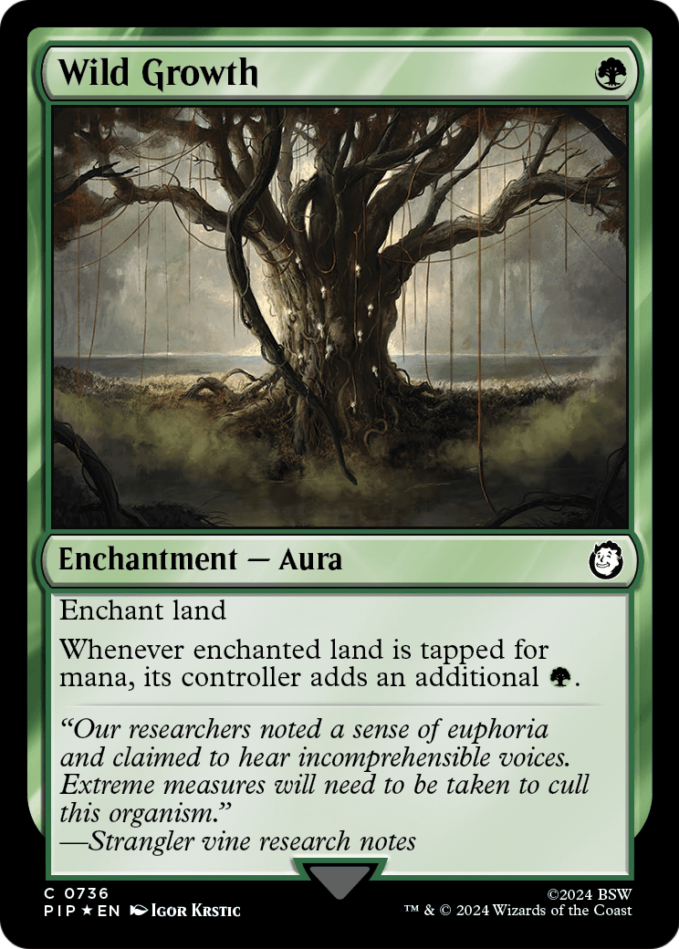 Wild Growth (Surge Foil) (PIP-736) [Fallout] Foil