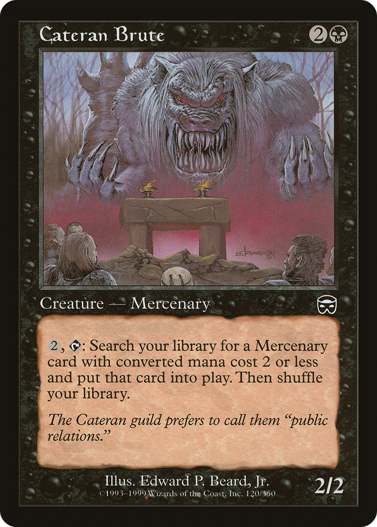 Cateran Brute (MMQ-120) [Mercadian Masques]