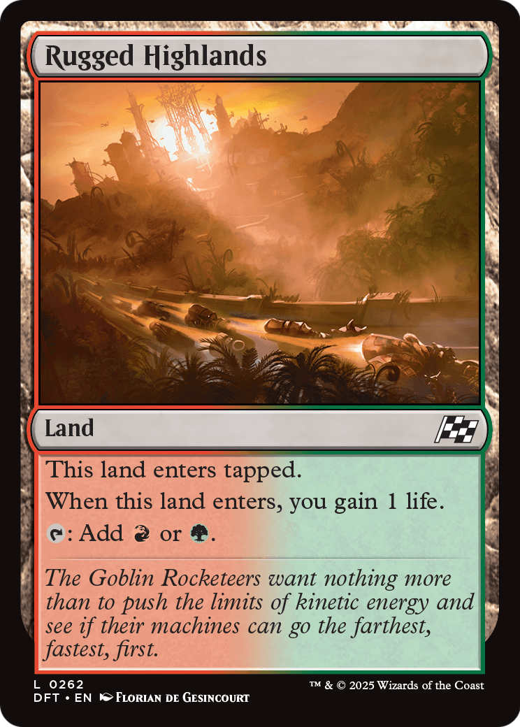 Rugged Highlands (DFT-262) [Aetherdrift] Foil