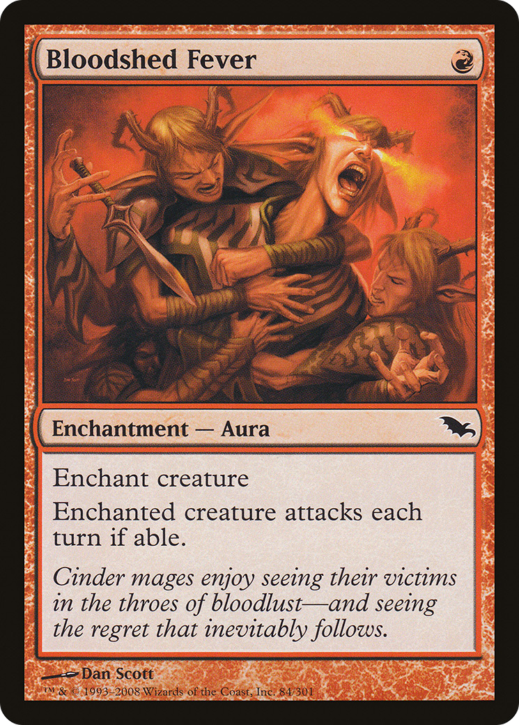 Bloodshed Fever (SHM-084) [Shadowmoor]
