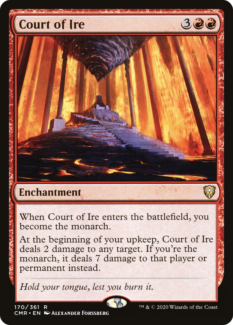 Court of Ire (CMR-170) [Commander Legends] Foil