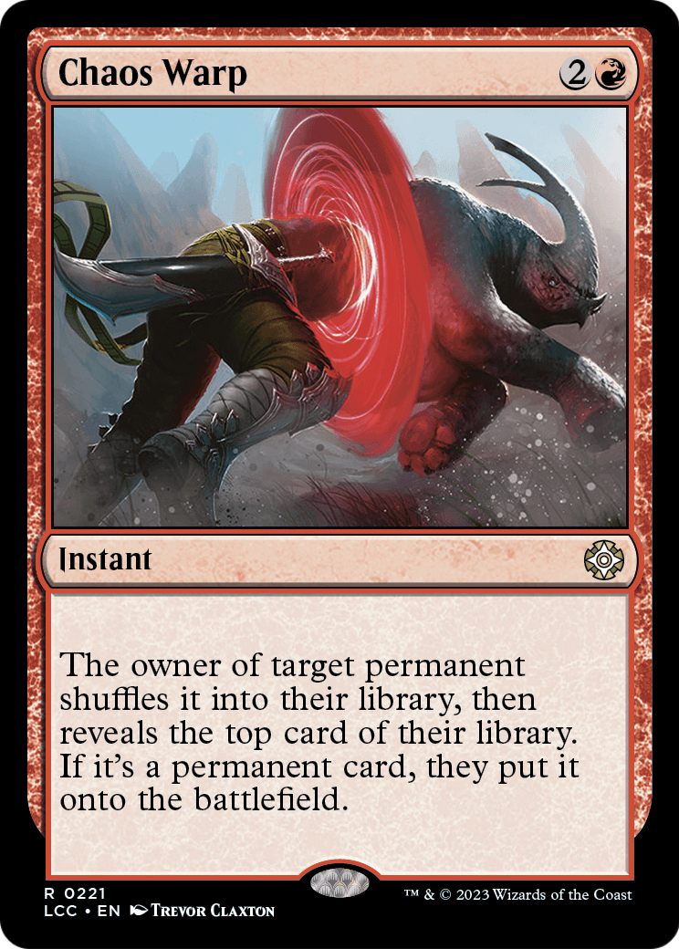 Chaos Warp (LCC-221) [The Lost Caverns of Ixalan Commander]