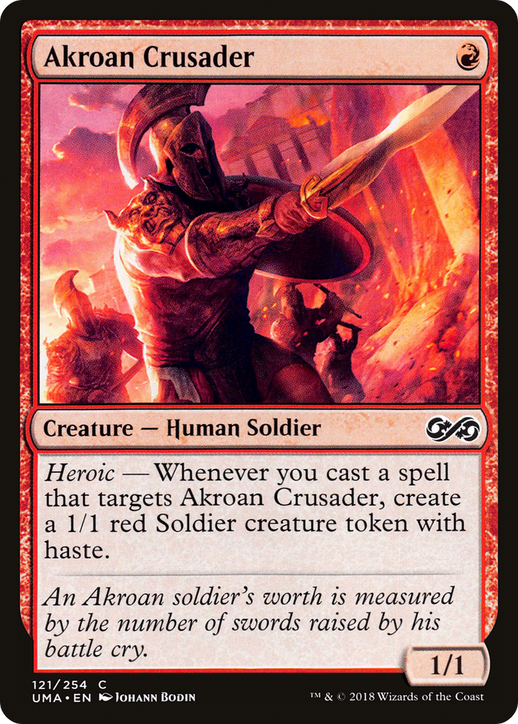 Akroan Crusader (UMA-121) [Ultimate Masters]