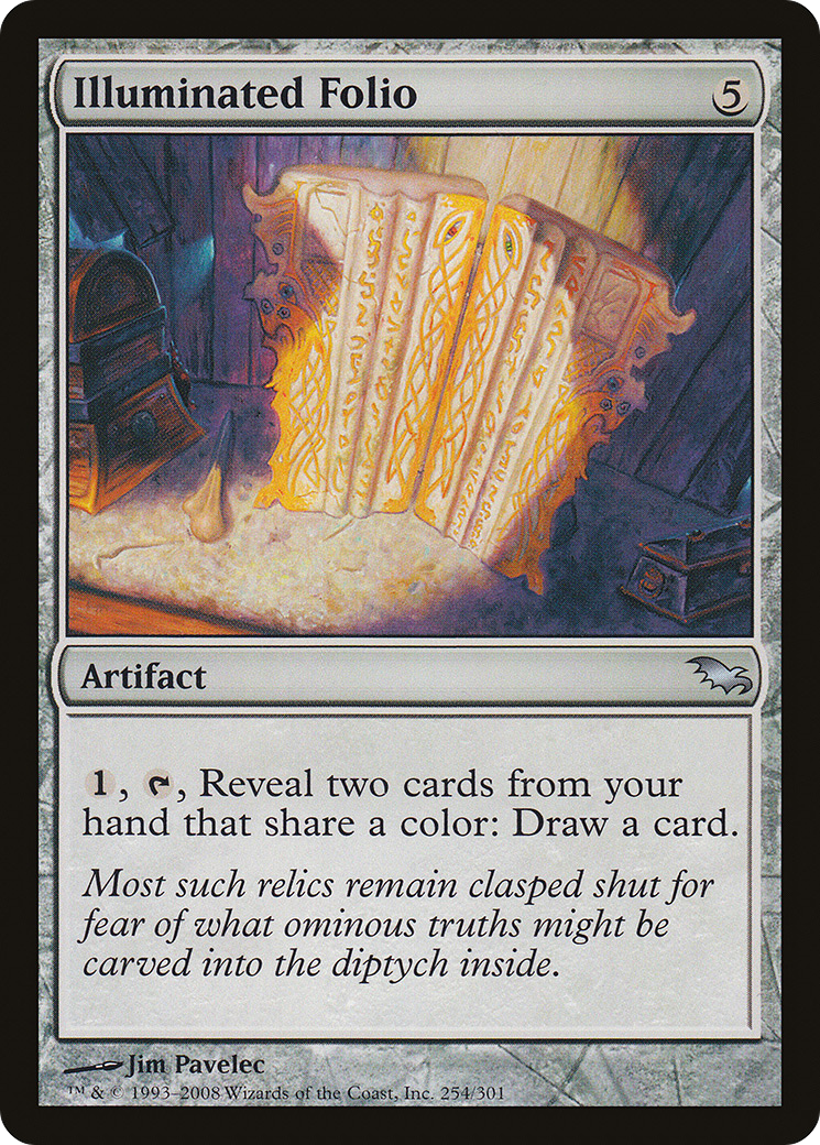 Illuminated Folio (SHM-254) [Shadowmoor] Foil