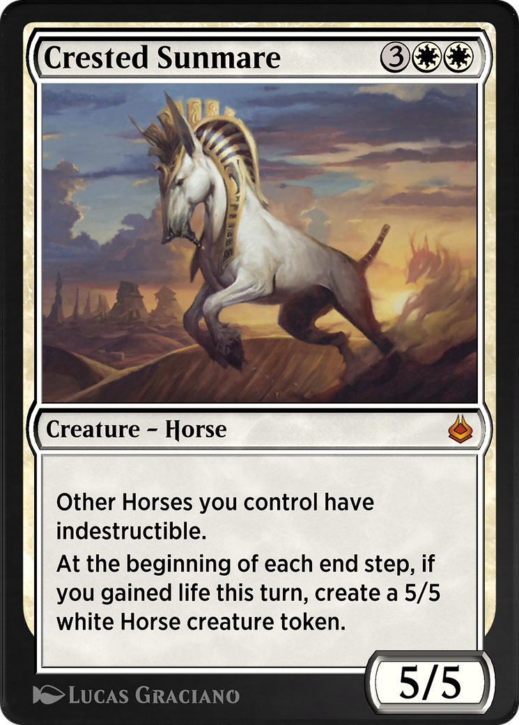 Crested Sunmare (AKR-011) [Amonkhet Remastered]