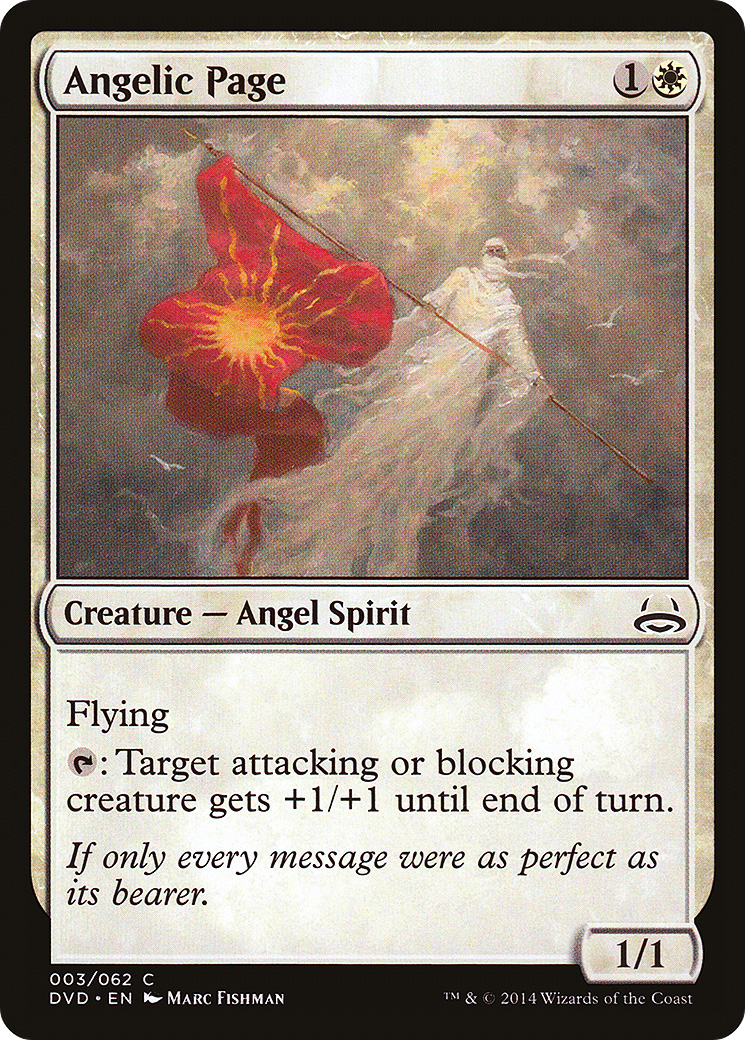 Angelic Page (DD3-003) [Duel Decks Anthology: Divine vs. Demonic]