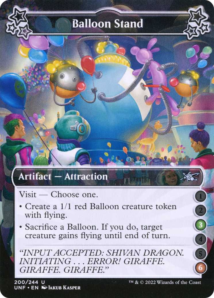 Balloon Stand (3-6) (UNF-200) [Unfinity] Foil