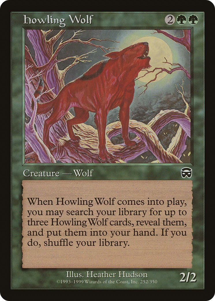 Howling Wolf (MMQ-252) [Mercadian Masques]