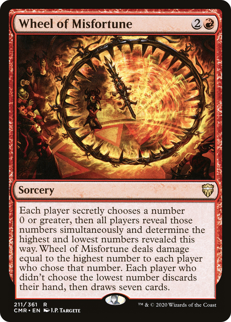 Wheel of Misfortune (CMR-211) [Commander Legends] Foil