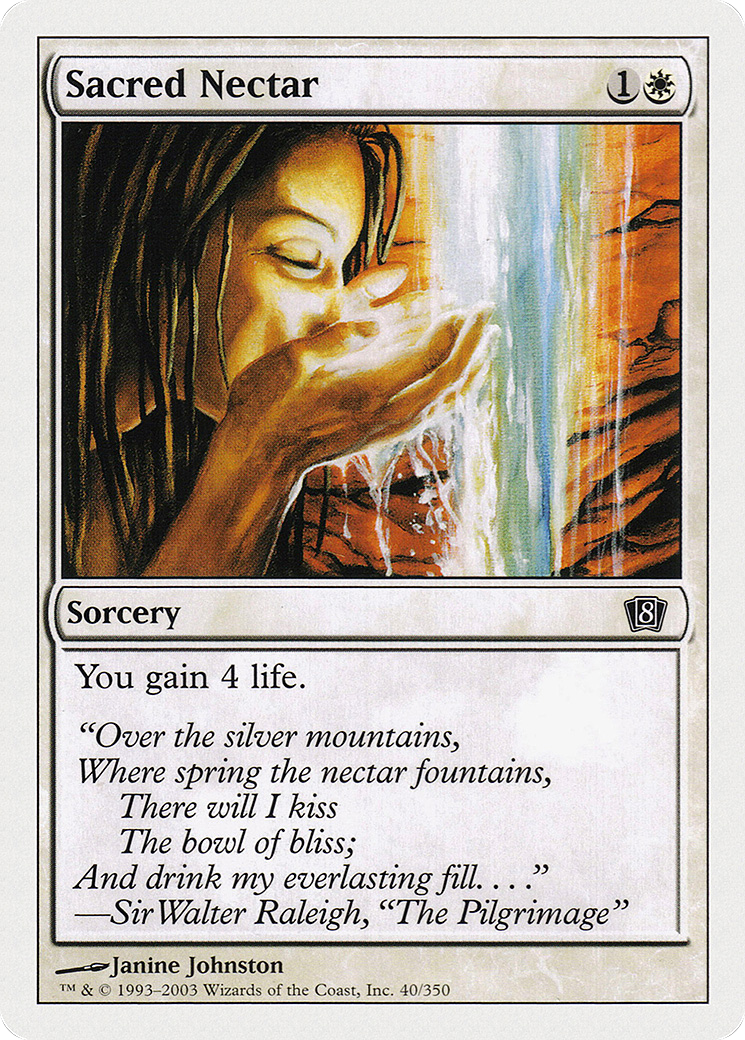 Sacred Nectar (8ED-040) [8th Edition] Foil