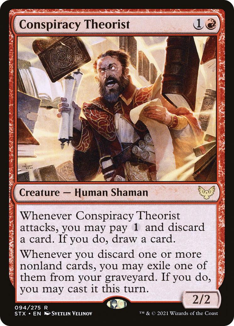 Conspiracy Theorist (STX-094) [Strixhaven: School of Mages] Foil