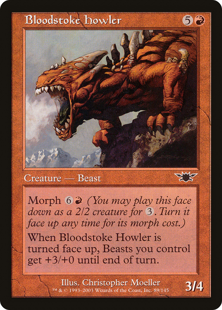 Bloodstoke Howler (LGN-089) [Legions] Foil