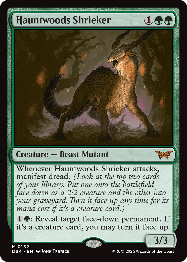 Hauntwoods Shrieker (DSK-182) [Duskmourn: House of Horror] Foil