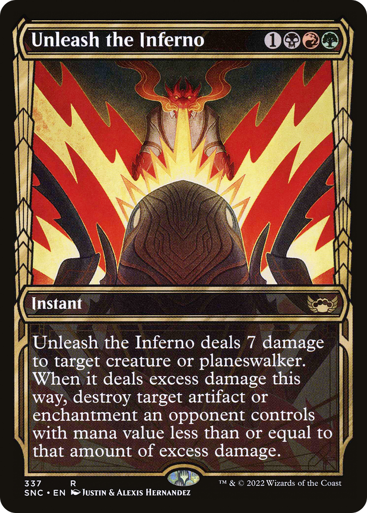 Unleash the Inferno (Showcase) (SNC-337) [Streets of New Capenna]